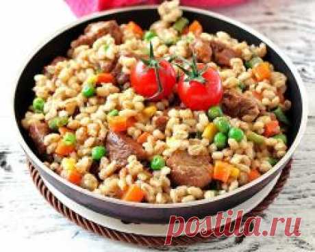 Перловка с мясом