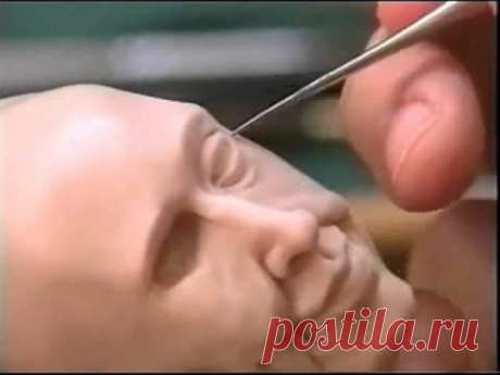 Лепим голову куклы часть 4   YouTube