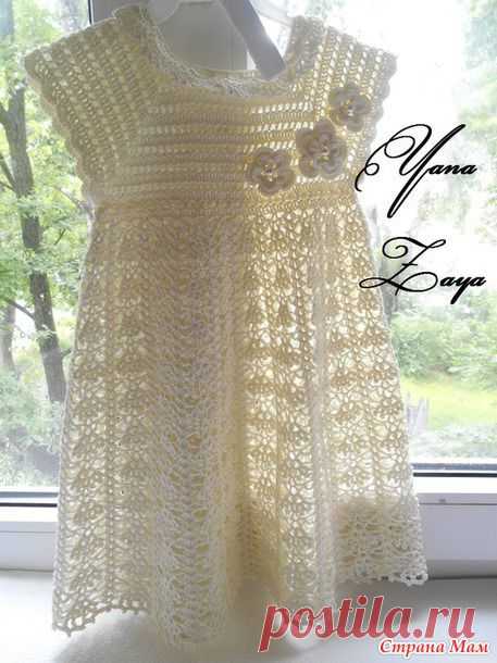 Крестильный комплект "Очарование" (много фото) - Все в ажуре... (вязание крючком) - Страна Мам