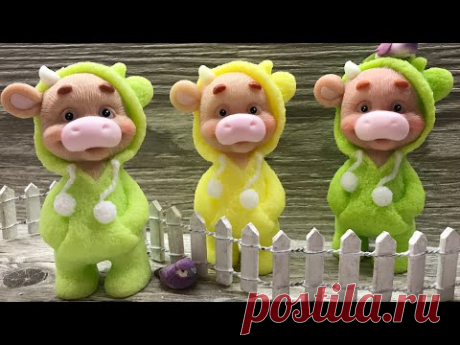 Мыловарение❤️мастер-класс  &quot;Бычок в пижаме&quot;