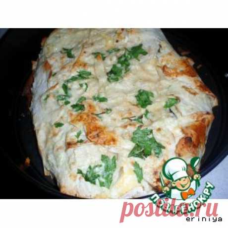 Пирог из лаваша - кулинарный рецепт