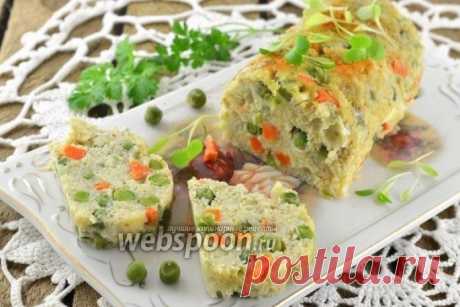 Паровой рыбный рулет с морковью и горошком в мультиварке рецепт с фото, как приготовить на Webspoon.ru