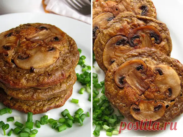 Печеночные оладьи с грибным припеком - БУДЕТ ВКУСНО! - медиаплатформа МирТесен