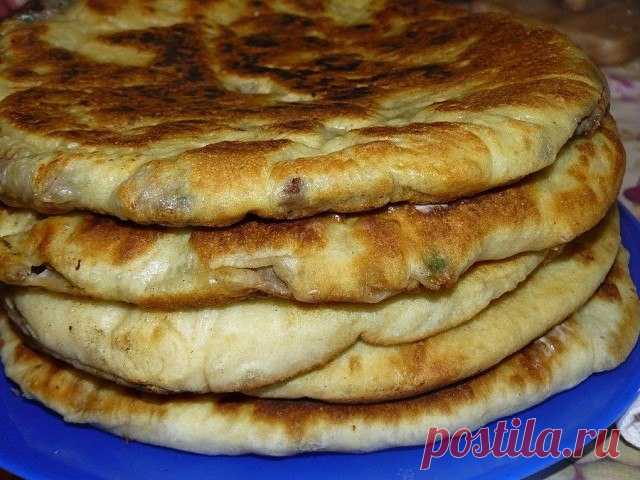 Как приготовить чудесные хычины — много-много мяса, плюс много-много зелени   - рецепт, ингредиенты и фотографии