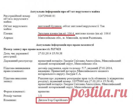 Экс-регионал Дятлов скрыл в декларации земельные участки, особняк и базу отдыха в Коблево