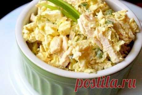 6 диетических рецептов салатов из курицы