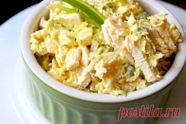 6 диетических рецептов салатов из курицы