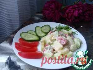 Экспресс салат из кабачков с помидорами - кулинарный рецепт