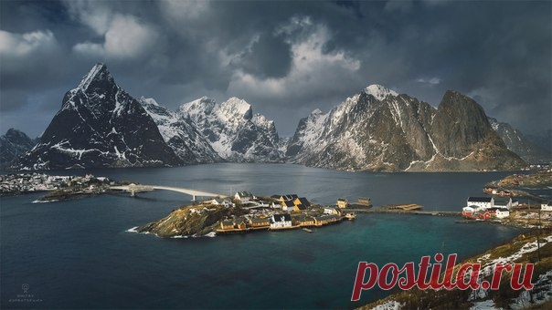Новый день. Лофотенские острова, Норвегия. Автор фото – Дмитрий Купрацевич: