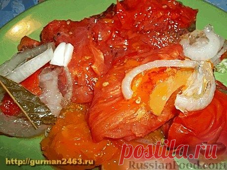 Рецепт: Помидоры в желе на зиму на RussianFood.com