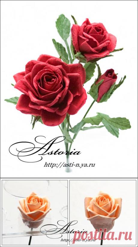 Мade with love: МК: ЕЁ ВЕЛИЧЕСТВО - РОЗА