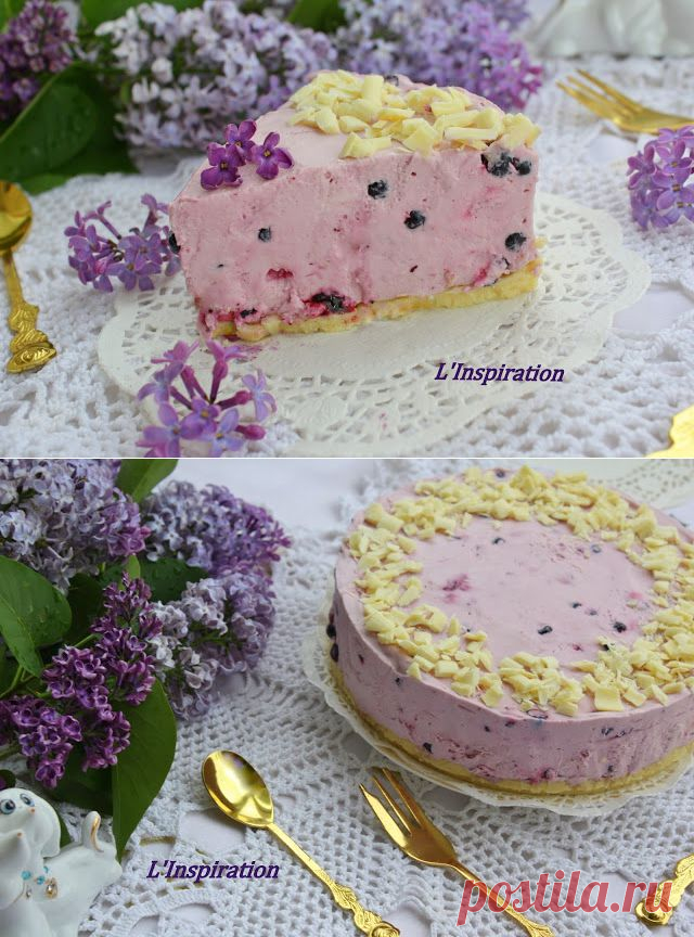 L'Inspiration Готовьте с вдохновением: АНГЛИЙСКИЙ ЧИЗКЕЙК С ЧЕРНИКОЙ И БЕЛЫМ ШОКОЛАДОМ