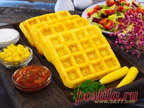 Кукурузные вафли. Кукурузные вафли