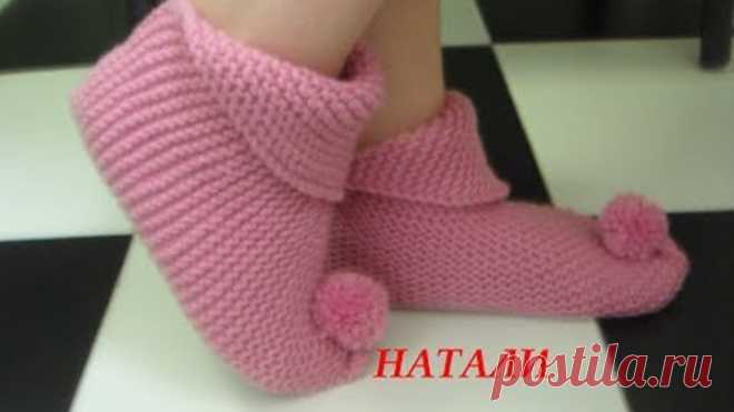 ТАПОЧКИ ИЗ КВАДРАТОВ