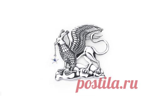 Брошь "Грифон"\Brooch "Griffin" купить в интернет-магазине.