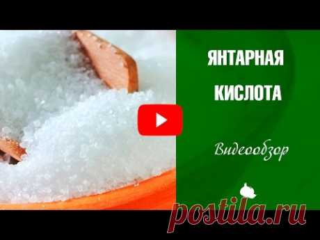 Янтарная кислота 🌱 Удобрение для растений