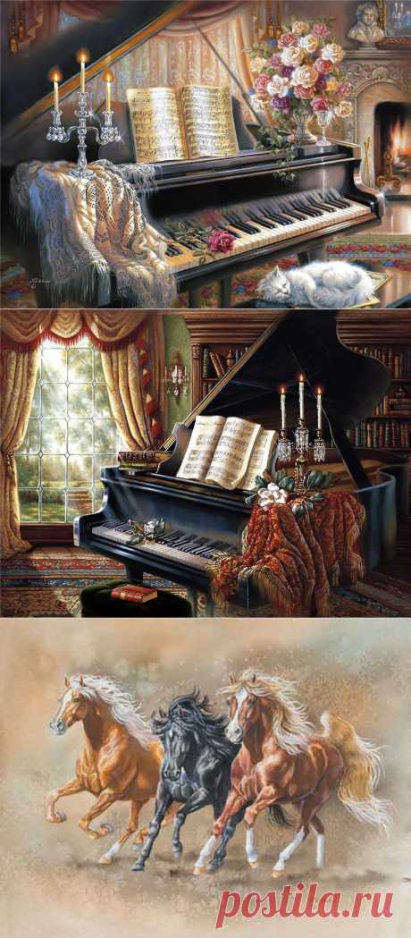 АМЕРИКАНСКАЯ ХУДОЖНИЦА JUDY GIBSON.
