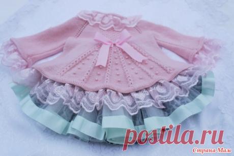 Кофточка "Цветущий миндаль"