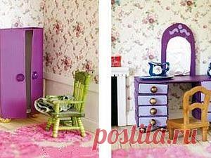 Мебель для кукол своими руками. - Мебель для кукол