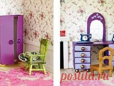 Мебель для кукол своими руками. - Мебель для кукол