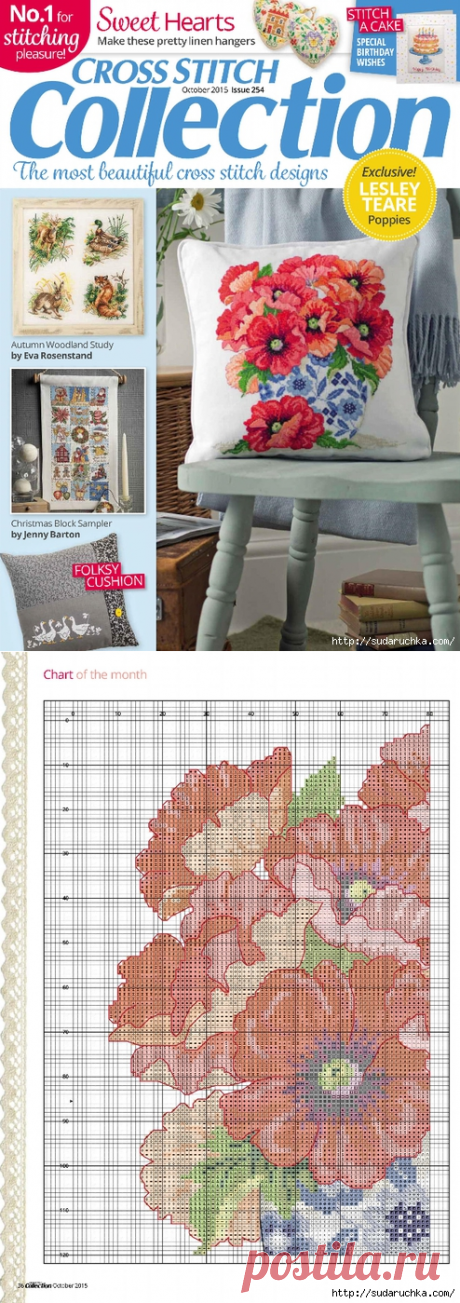 &quot;Cross Stitch Collection № 254 2015&quot;. Журнал по вышивке.