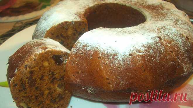 Постный кофейный пирог - ochenvkusno.com