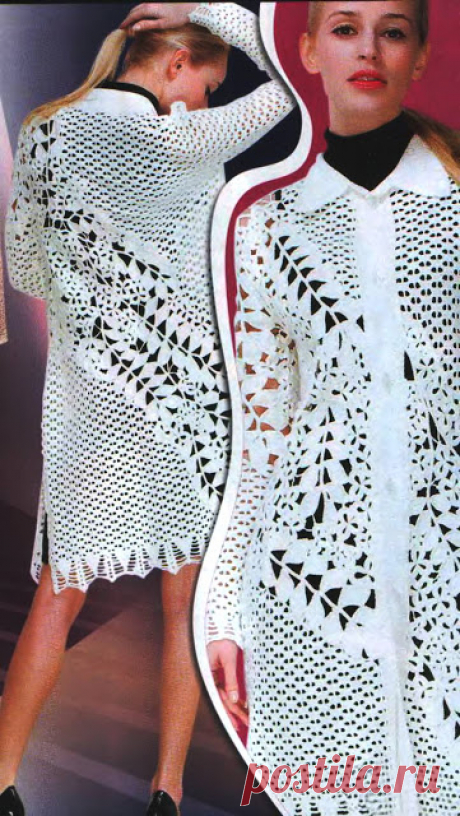 Irish crochet &amp;: CROCHET COAT ... БЕЛОЕ ЛЕТНЕЕ ПАЛЬТО