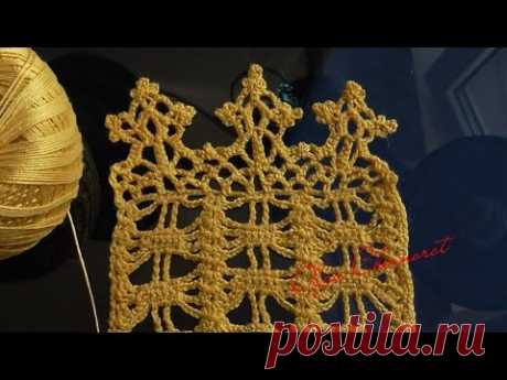 Кайма крючком.Кайма для кофты.  crochet border