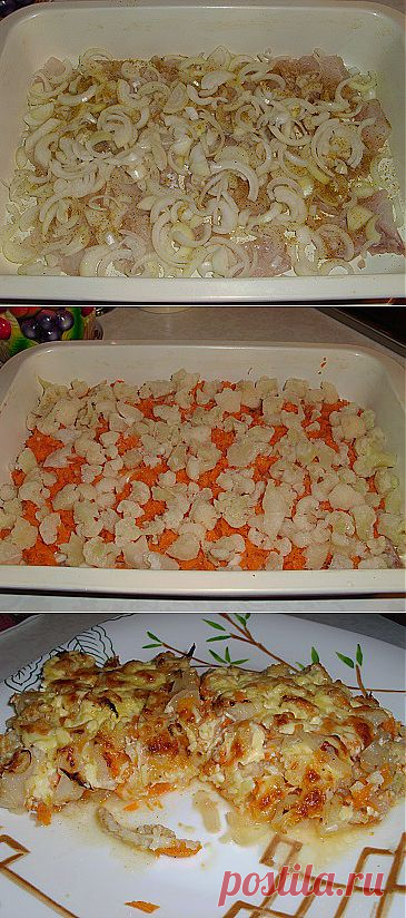 Рыба в духовке с сыром и овощами | Рецепты моей мамы