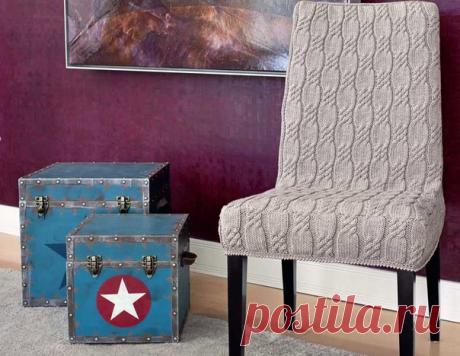 Вяжем чехол спицами. Как связать чехол по схеме | Лаборатория домашнего хозяйства