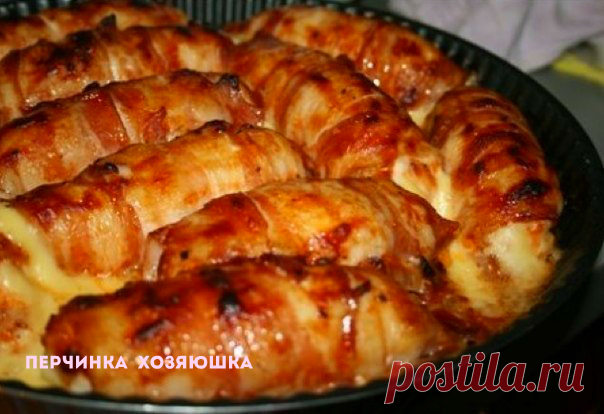 Рулетики из филе курицы с копченым сыром - Перчинка хозяюшка