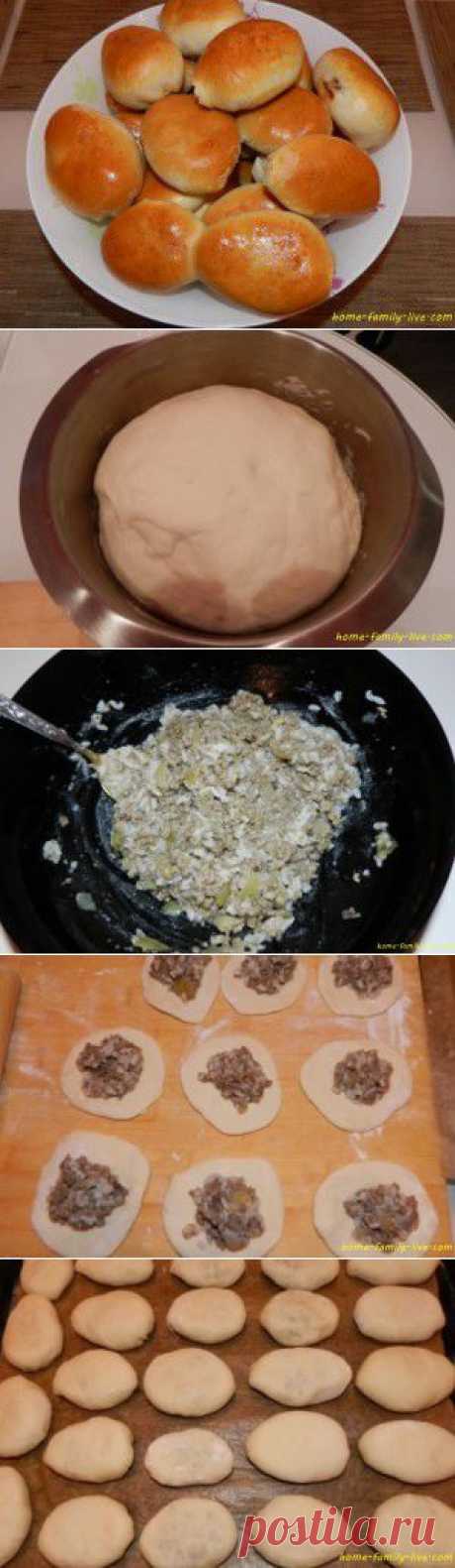 Пирожки с мясом - Кулинарные рецепты