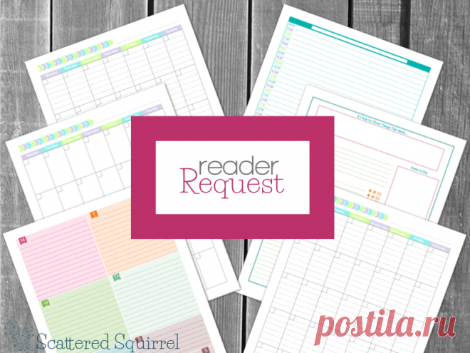 New Planner Printables {Reader Request}