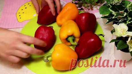 Рецепт вкусного перца, который готовить проще простого. перец на сковороде.