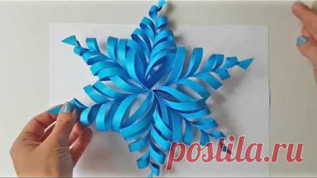 5 способов сделать объёмные снежинки 5 Ways to DIY winter decor 3D snowflakes craft