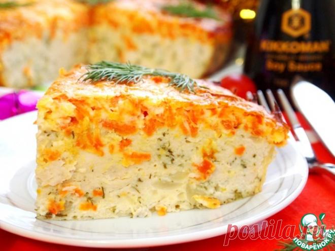 Курино-творожный пирог Кулинарный рецепт