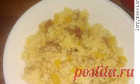 Пшенная каша с тыквой и яблоками - пошаговый рецепт приготовления с фото