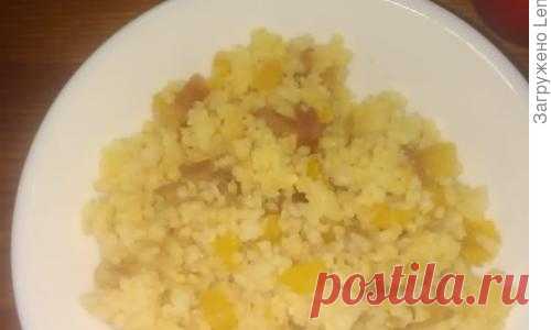 Пшенная каша с тыквой и яблоками - пошаговый рецепт приготовления с фото