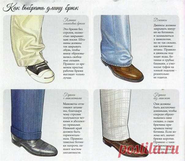 Как выбрать длину брюк