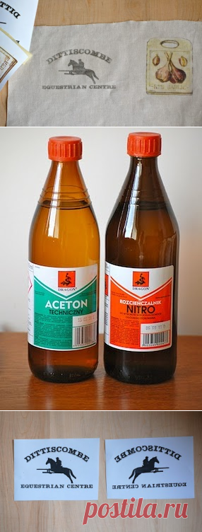 Перенос изображения на ткань. МК...