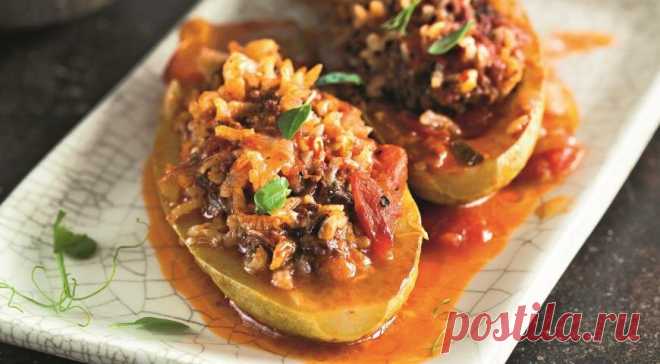 Кабачки, фаршированные мясным фаршем | gastronom.ru | Яндекс Дзен