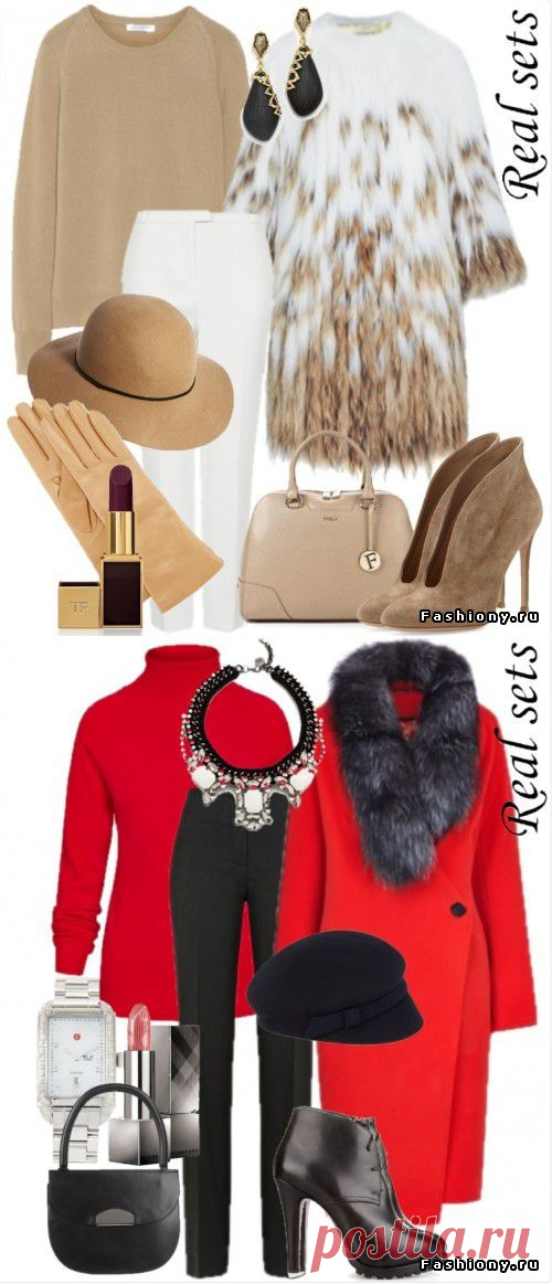 Фантазия на тему: 'Модная зима' в сетах | Мода