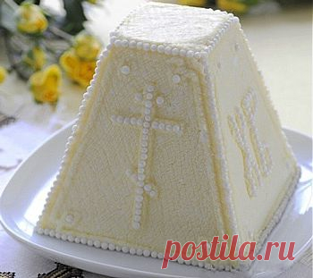 Рецепт творожной пасхи со сгущенкой  - Пасха творожная   . 1001 ЕДА вкусные рецепты с фото!