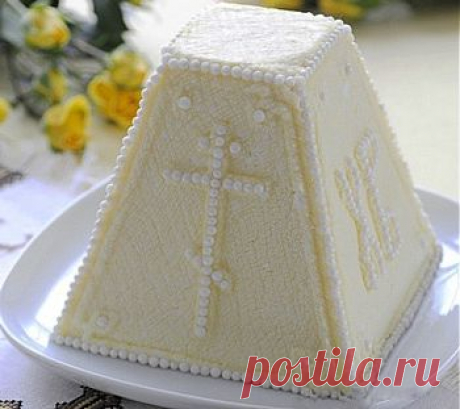 Рецепт творожной пасхи со сгущенкой  - Пасха творожная   . 1001 ЕДА вкусные рецепты с фото!