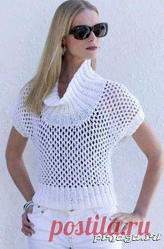 Вязание. Все модели со ссылками на схему. Добавлена фотография в альбом ЖЕНСКИЕ топы и другие летние воздушные...