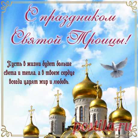 Поздравляю с Троицей!
Света и добра,
Счастья и здоровья
Пожелаю я.