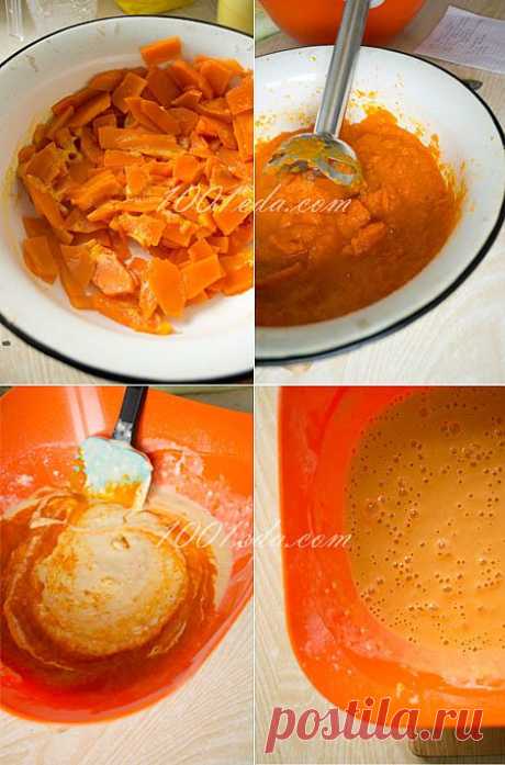 Рецепт тыквенных блинчиков  - Блины, блинчики   . 1001 ЕДА вкусные рецепты с фото!