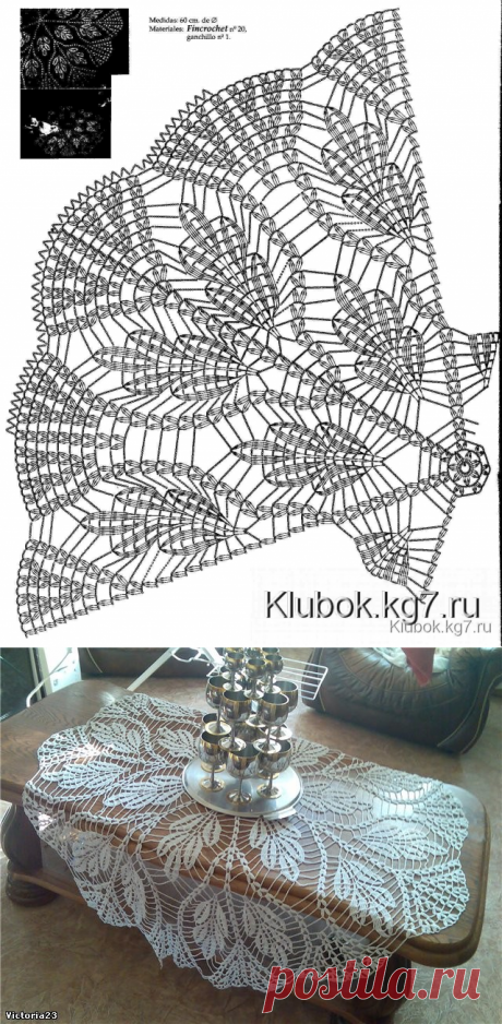 Шикарная салфетка | Клубок