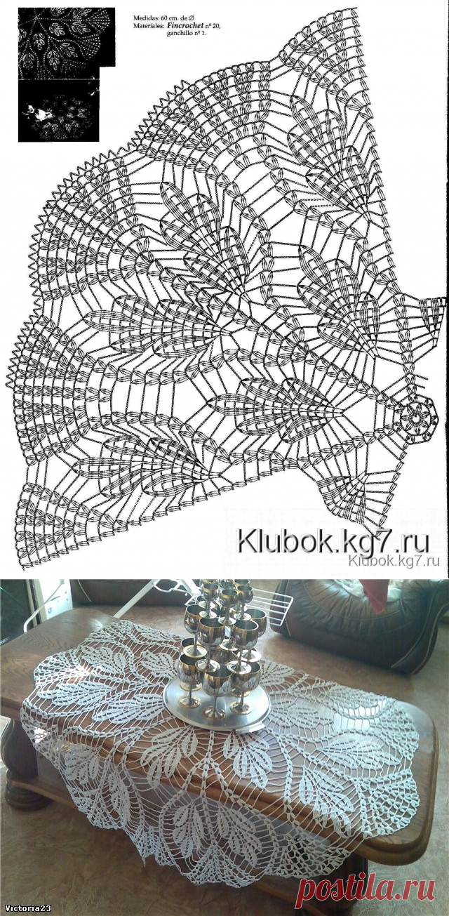 Шикарная салфетка | Клубок
