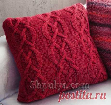 Чехол для подушки с косами - SHPULYA.com